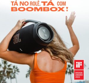 Caixa de Som BOOMBOX 3 JBL 180W Bluetooth cor Preto - Imagem 2