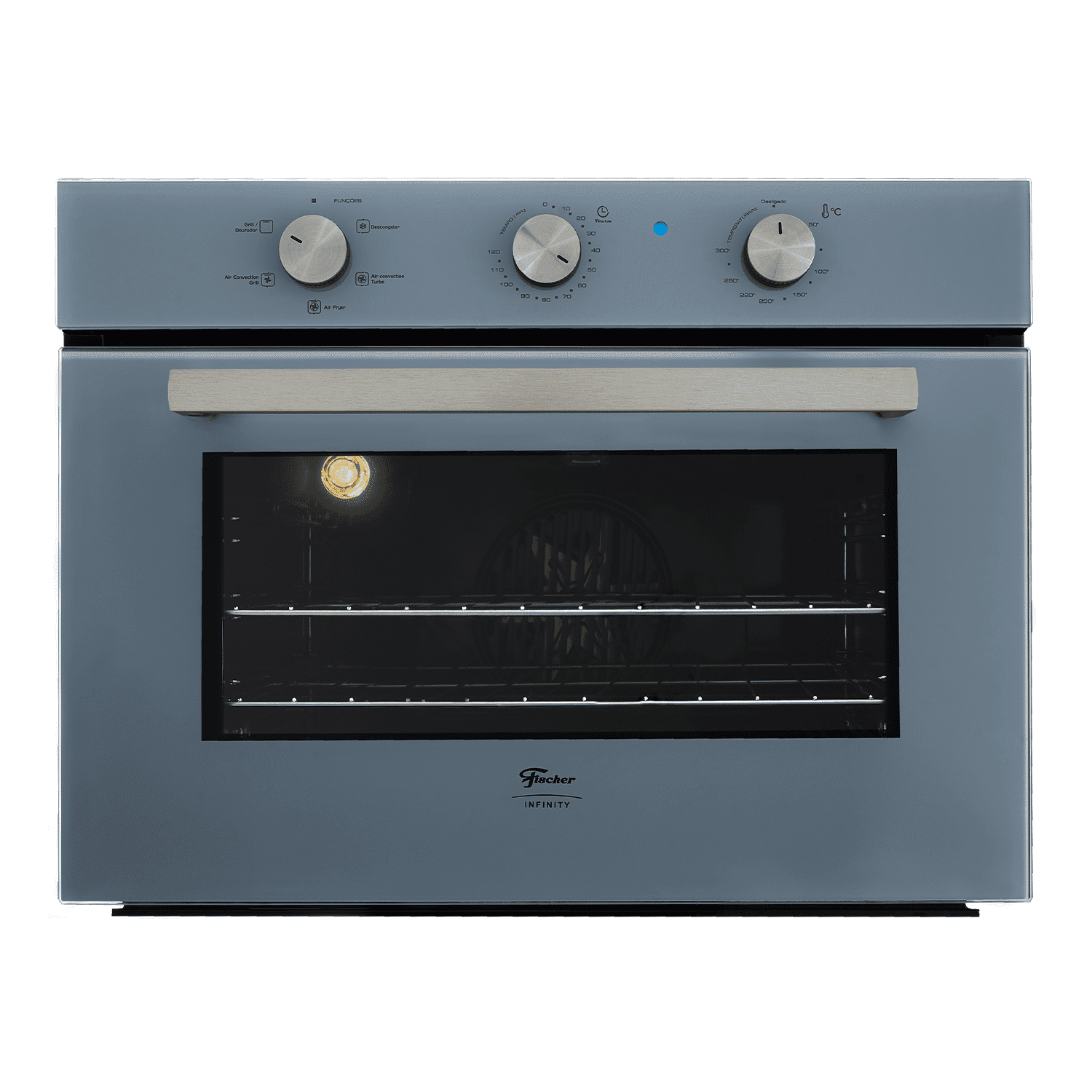 c2c16be718c7d09e67e40729ef231e9d-2.png Forno Elétrico de Embutir Fischer Infinity 50 litros com Air Fryer - Imagem 1