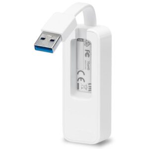 Adaptador de Rede TP-Link, Ethernet Gigabit, USB 3.0, Branco  UE300 - Imagem 2