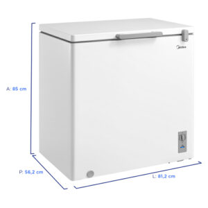 Freezer Horizontal Midea 200L 01 Tampa MDRC280SLA012 Branco 220V - Imagem 4