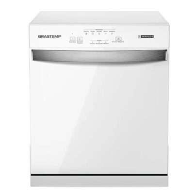 Lava-Louças Brastemp, 8 Serviços de Lavagem, Branca - BLF08BB 220V
