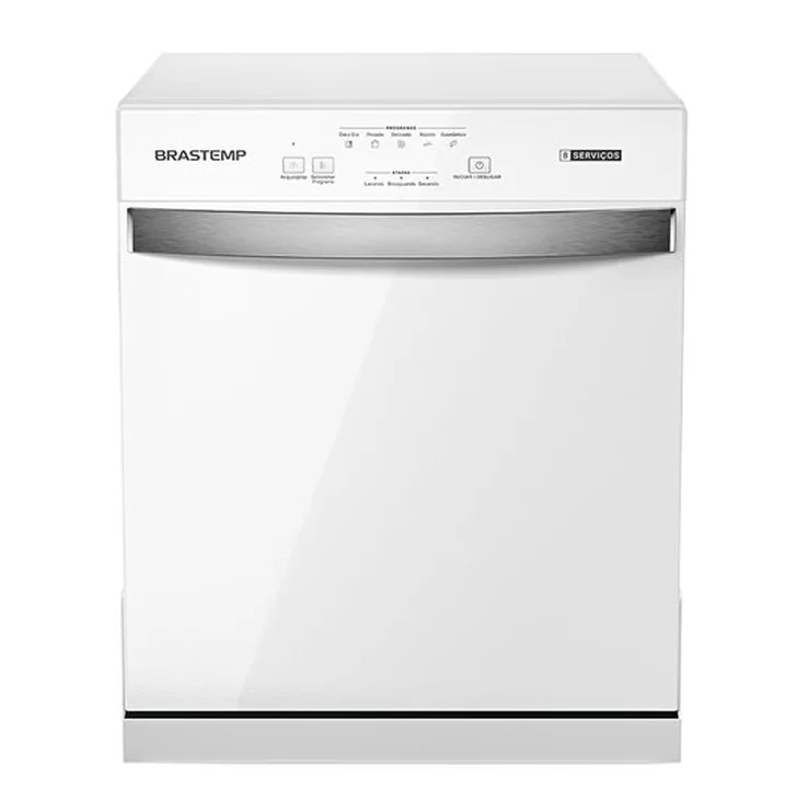 c648f4966b3b3b1bea1188b4685a91e5.jpg Lava-Louças Brastemp, 8 Serviços de Lavagem, Branca - BLF08BB 220V - Imagem 1