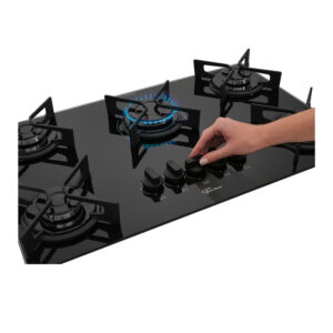 Cooktop a Gás Fischer 5 Bocas Fit Line Trempe Iron - Imagem 4