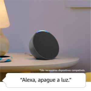 Echo Pop | Smart speaker compacto com som envolvente e Alexa - Imagem 2