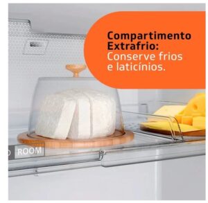 Geladeira Brastemp Frost Free Duplex 375L Inox Extrafrio - BRM44HK 220V - Imagem 9