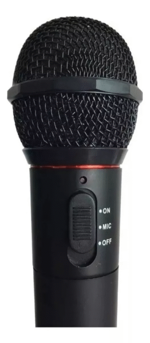 Microfone Sem Fio Wireless Karaokê Preto Le-996w - Imagem 3