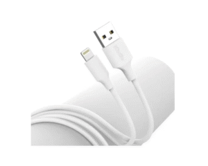 Carregador Kingo P/ Iphone 2,1A/2.4A (Fonte USB + Cabo de dados) Branco - Imagem 4