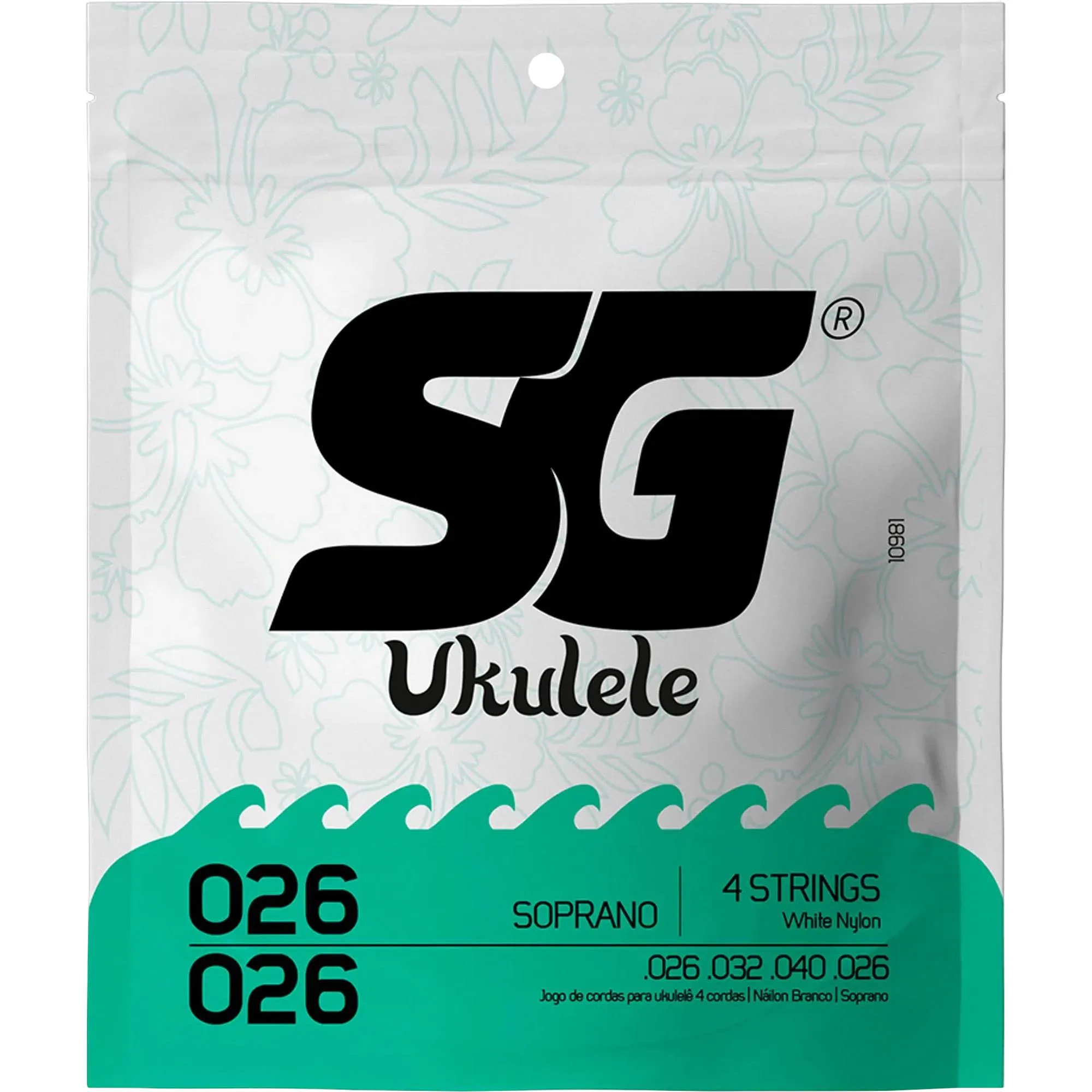 cfcb899f1cf5ade4bc1024df568d2c1c.png Encordoamento Para Ukulele Nylon Soprano SG - Imagem 1