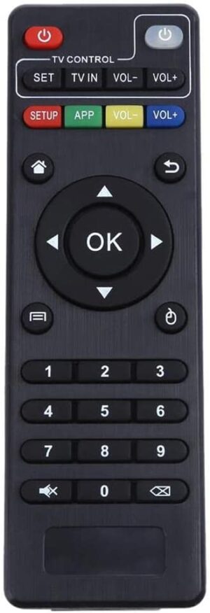 Controle remoto de TV Box, controle remoto de caixa superior fácil de usar confortável resistente alimentado por bateria - Imagem 3