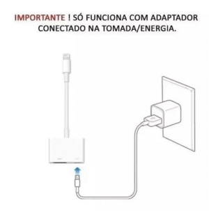 Adaptador Apple Lightning Av Adapter Hdmi iPhone iPad 2 - Imagem 2