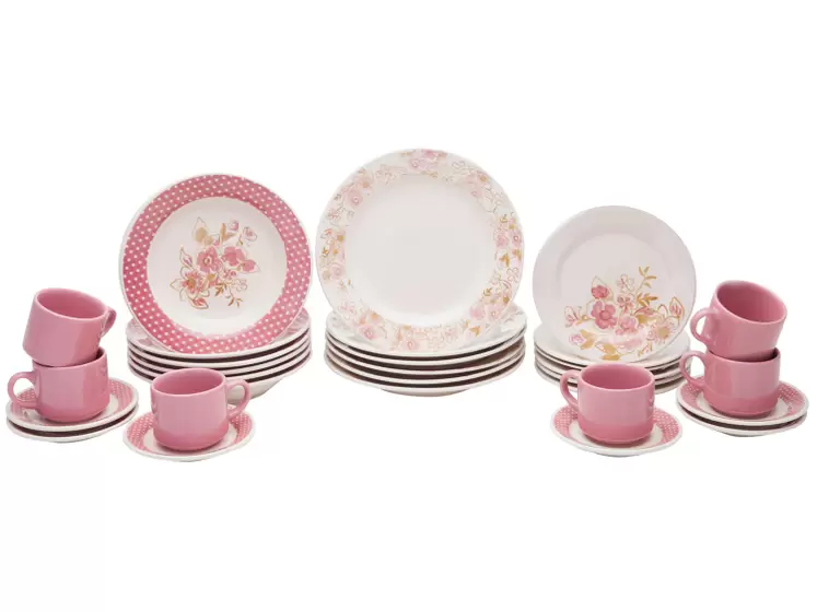 d2630f3c783e53c60316fedcfe48ec49.png Aparelho de Jantar Chá 30 Peças Biona - Cerâmica Redondo Rosa Donna AE30-5160 - Imagem 1