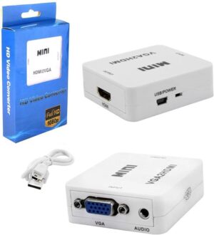Conversor Adaptador VGA para HDMI Compatível com computador, notebook - Imagem 4