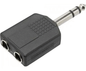 Adaptador P10 Estéreo x 2 J10 Estéreo ADAP0023 Preto STORM