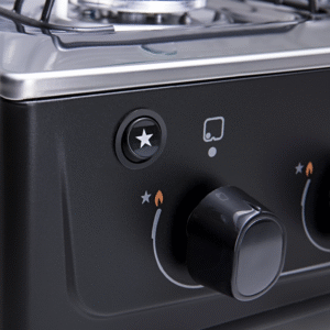 Fogão 5 Bocas Preto com Mesa Inox Atlas Mônaco Plus Bivolt - Imagem 4