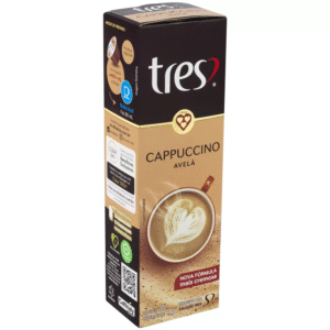 Cápsula de cappuccino, Avelã, Compatível com Cafeteira Tres, 3 Tres corações - CX 10 UN - Imagem 4