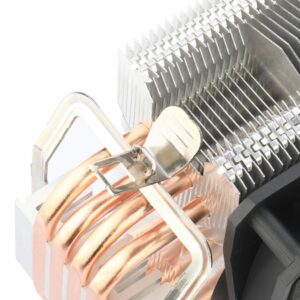 Cooler Para Processador Redragon TYR CC-9104, LED Rainbown, Intel e AMD, 120mm, PWM, FAN, 4 Heat Pipes, TDP 130W - Imagem 3
