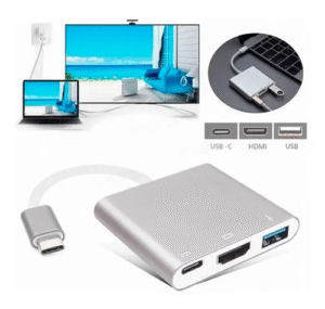 Adaptador Hdmi 4k Tipo C Usb 3.0 Conversor 3 Em 1 It Blue LE-5573 - Imagem 2