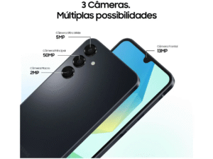 Smartphone Samsung Galaxy A16 128GB Preto 4GB RAM 6,7" FHD, 4G, Câm Tripla de até 50MP, Selfie 13MP Bateria 5000mAh - Imagem 2
