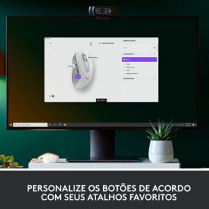 Mouse Sem Fio Logitech Signature M650 Branco, 2000 DPI, Compacto, 5 Botões, Silencioso, Bluetooth, USB - Imagem 8