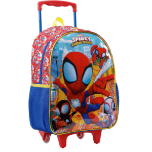 Mochila Escolar Infantil de Rodinhas Marvel Spidey e Seus Amigos em Poliéster 14" Xeryus - Imagem 2