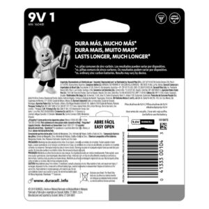 Bateria Alcalina 9v MN16041B1 (C/1 Pilha) Duracell - Imagem 5