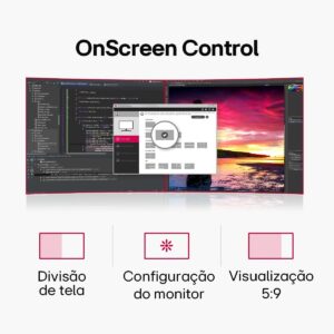 Monitor LG UltraWide Curvo - Tela VA de 34”, WQHD 3440 x 1440, 21:9, sRGB 99%, HDR10, PBP, OnScreen Control, Modo Leitur - Imagem 7