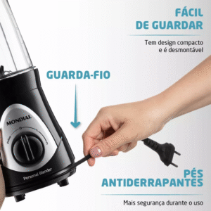 Liquidificador Portátil Mondial Personal Blender DG-01 - 220V - Imagem 3