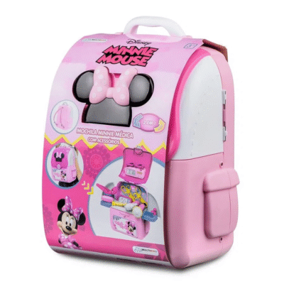 Mochila Kit Play Set Minnie Médico Multikids BR1297
