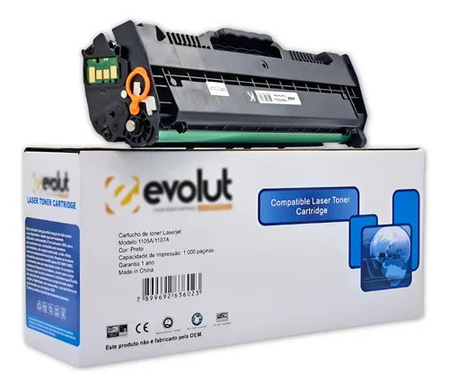 e2b368fc041afd4763c5dc84cf6587fd-1.png Toner Compatível P/ Hp 105a W1105a 107a 107w 135a Com Chip - Imagem 1