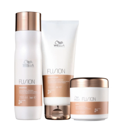 Kit Wella Fusion Trio Máscara + Shampoo + Condicionador