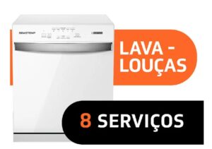 Lava-Louças Brastemp, 8 Serviços de Lavagem, Branca - BLF08BB 220V - Imagem 2
