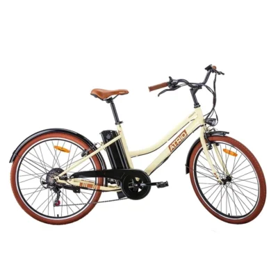 Bicicleta Elétrica Miami Aro 26 Retrô 350W 7.8Ah 6V Shimano Atrio - BI208
