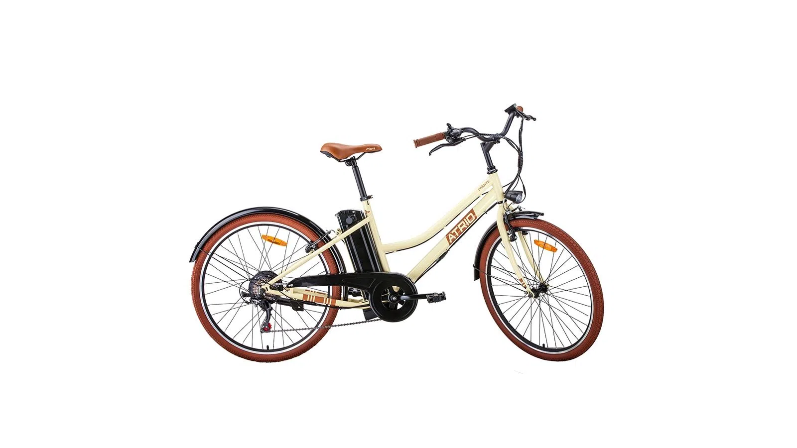 ea3793814762adacb255356c8f7d4434.webp Bicicleta Elétrica Miami Aro 26 Retrô 350W 7.8Ah 6V Shimano Atrio - BI208 - Imagem 1