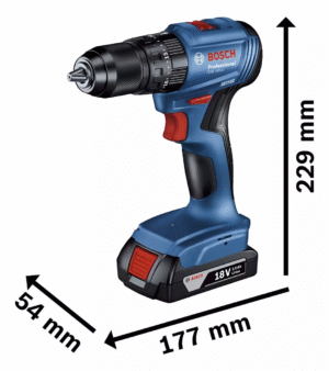Furadeira Parafusadeira Impacto 18v Brushless Gsb 185 Bosch - Imagem 3