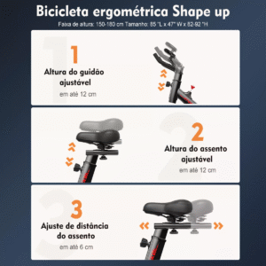 Bicicleta Bike Ergometrica Para Spinning Exercicio Cardio - Imagem 4