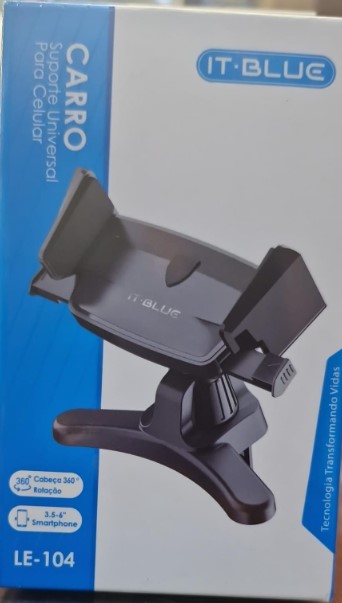 ef98e066734eed74992d3b53bf99a010.jpg Suporte Veicular para Celular IT-BLUE LE-104 - Imagem 1