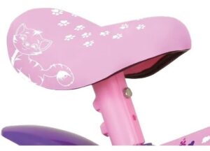 Bicicleta Infantil Nathor Aro 12 Menina Cat com Rodinhas Laterais - Imagem 4