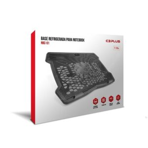 Base para Notebook C3Tech, com Cooler, Preto - NBC-01BK - Imagem 4