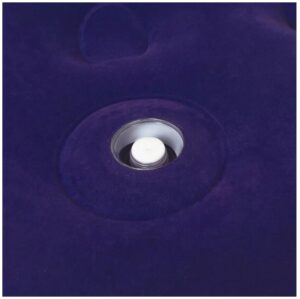 Colchão de Solteiro Inflável Mor,PVC Vinil,Capacidade 100Kg,com Fole,Azul - 9071 - Imagem 4