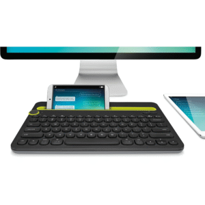 Teclado sem fio Logitech K480 com Suporte Integrado para Smartphone e Tablet, Conexão Bluetooth para até 3 dispositivos - Imagem 6
