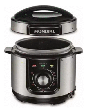Panela De Pressão Elétrica Pratic Cook Premium PE-48-5L-I 5 L Cor Preto Mondial 220v