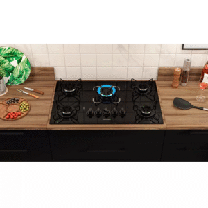 Cooktop a Gás 5 Bocas Itatiaia Essencial, Mesa de Vidro Temperado, Preto Bivolt - Imagem 3