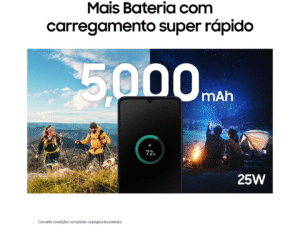 Smartphone Samsung Galaxy A06 128GB 4GB RAM Branco 6,7" Câm. Dupla + Selfie 8MP - Imagem 5