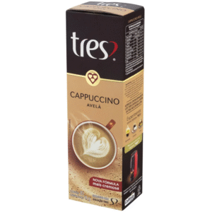 Cápsula de cappuccino, Avelã, Compatível com Cafeteira Tres, 3 Tres corações - CX 10 UN - Imagem 5