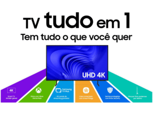 SMART TV 65 UHD 4K LED SAMSUNG 65DU7700 PRETO 65 - Imagem 6