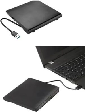 Drive Gravador Leitor Dvd Externo Usb 3.0 Portátil Pc Note - Imagem 2