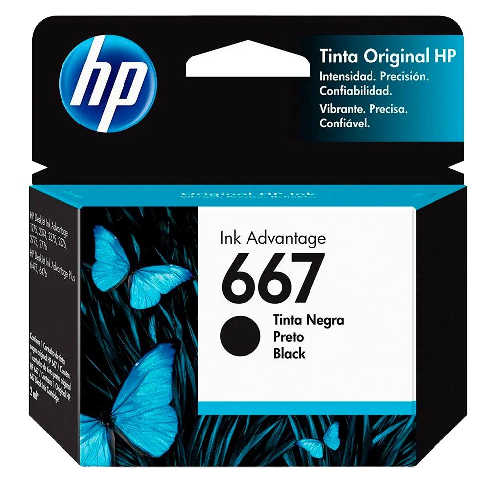 fd1ce0de8c558ff261a67df38939a5bd.jpg Cartucho de Tinta Hp 667, Preto Original - 3YM79AB - Imagem 1