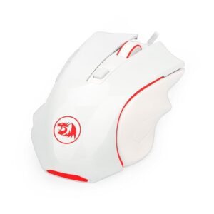 Mouse Gamer Redragon Nothosaur M606W, 3200DPI, Com LED, Branco - Imagem 4