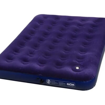 Colchão de Casal Inflável Mor, em PVC, Capacidade 160 Kg, com Fole, Azul - 9072