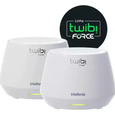 Conjunto Roteador Twibi Force Ax Mesh Wifi 6 S/fio Intelbras